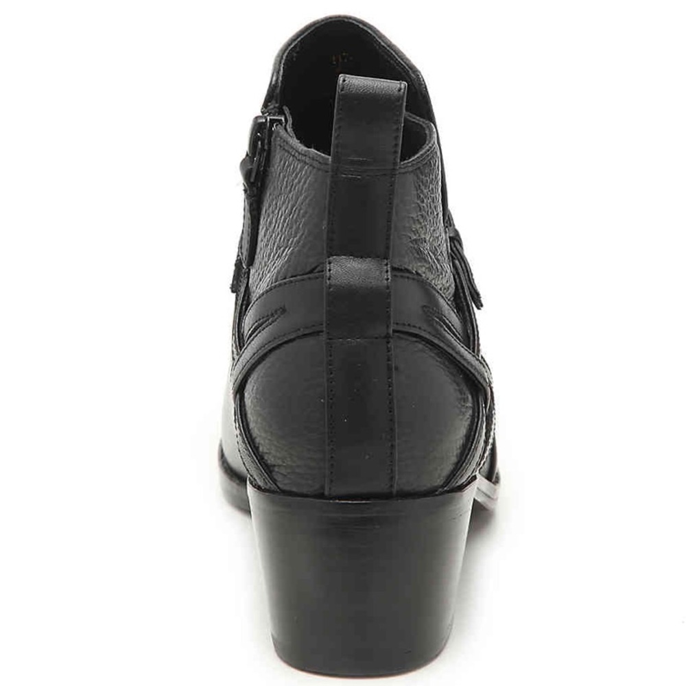 Beautiful Cole Haan Gray Leather Pearlie Booties - NWT! - Picture 4 of 8
